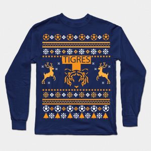 Playera Manga Larga - TIGRES - Ugly Sweater